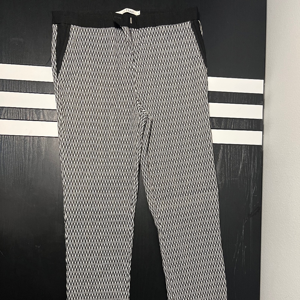 Black & White Trousers